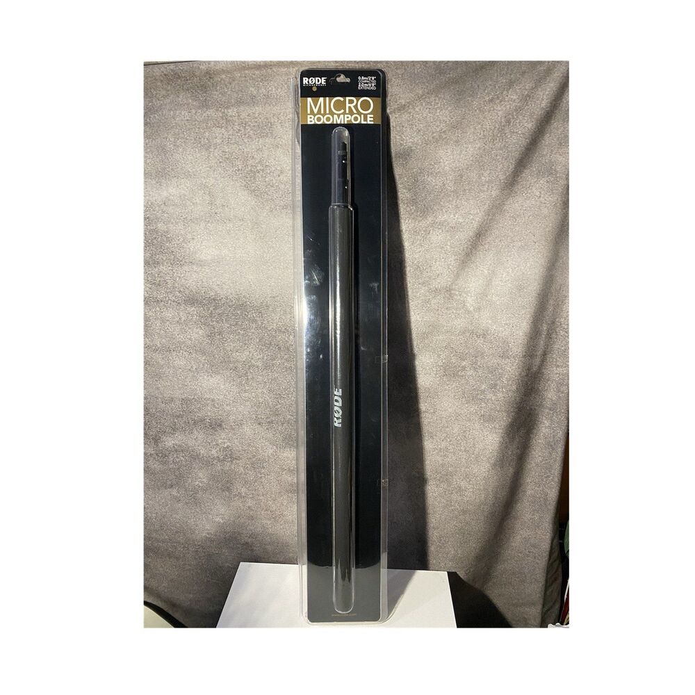 Rode Micro Boompole Black Metal Portable Height-Adjusta ble 2.0m Boom Pole